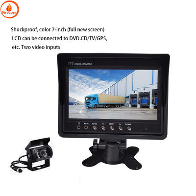 12V wyświetlacz kamery samochodowej 1080P monitor kamery ciężarówki 7 cali AHD wysokiej rozdzielczości