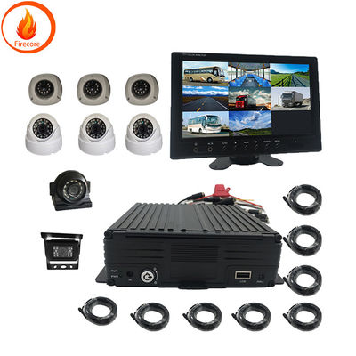 Niestandardowy system monitorowania kamer samochodowych HDMI 4 Way Car Video Recorder