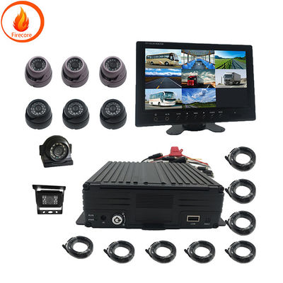 Niestandardowy system monitorowania kamer samochodowych HDMI 4 Way Car Video Recorder