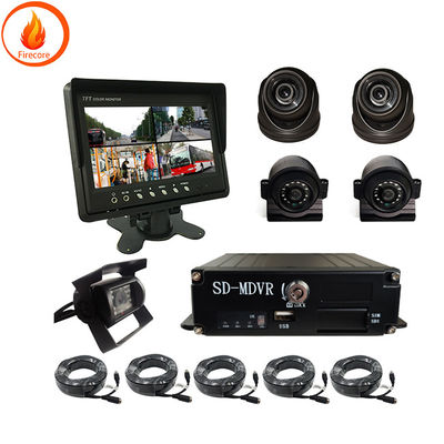 System monitorowania kamerami pojazdów VGA półkularny 5-stronny rejestrator DVR ciężarówki