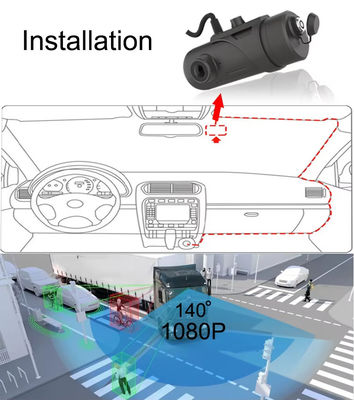 2MP 4G WIFI Remote Monitor Mini Dual Dashboard Camera DVR dla motocykli z GPS ADAS DMS BSD