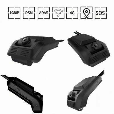 Przednia, tylna, wewnętrzna kamera dla taksówkarzy, Firecore HX-816 24H, rejestracja 4G, Wi-Fi, G-sensor, DMS, ADAS, BSD